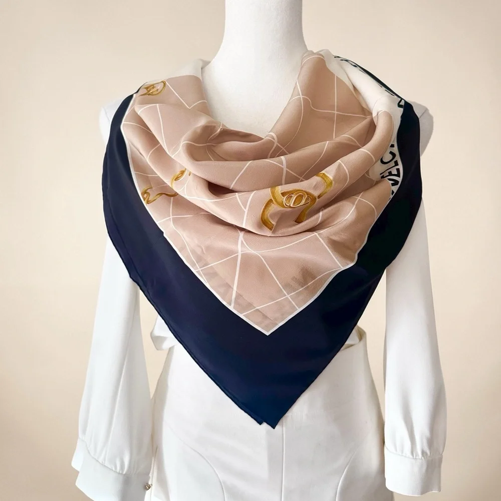 Chanel Silk Scarf Excellent